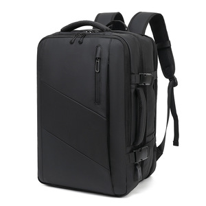 Expandable <b>Backpack</b> <b>Large</b> Capacity 36-55L Waterproof Travel Bag Unisex Laptop <b>Backpack</b> Business Travel Solid Color - Product Image 2