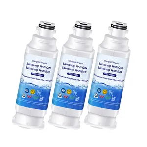 Nsf certified home appliance removing Chlorine HAF-QIN, HAF-QIN/EXP, DA97-08006C, RF23M8070SG Refrigerator water filter 3 pack