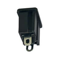 AC-Stecker LZ-F-M4A Schwarz 2pin Top-Qualität-Buchse