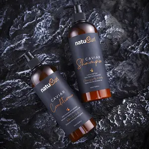 OEM Private Label Luxury Hair Care Treatment Sulfate Free Organic Moisturizing Deep Sea Caviar Hair Shampoo And Conditioner Set