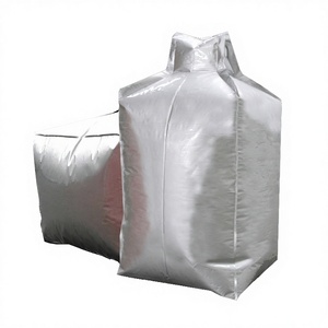 Insulated FIBC Foil Plastic Bags Moisture Proof Flexo Printing Chemical Temperature Control Perishable Goods Transport Zipper - Product Image 1