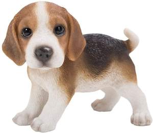 Dekorasi Patung Taman Anak Anjing Beagle Resin - Product Image 1
