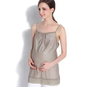 Avrupa moda hamile hamile giyim spagetti yelek anti radyasyondan korunma kıyafetleri
