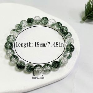 Bracelet en pierre naturelle avec perles de verre colorées pour la gestion du stress, faible commande minimum, assurance commerciale - Product Image 1