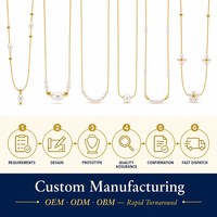 WANQI Nouveauté Collier Unisexe en Acier Inoxydable Anti-ternissement avec Breloque Fleur Perle Plaqué Or Bijoux Tendance pour Femme