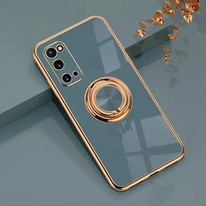 เคสโทรศัพท์ TPU นิ่มสุดหรู,สำหรับ Samsung <span class=keywords><strong>Galaxy</strong></span> S22 Ultra S21 FE S20 S10 Plus A52 A72 Note 20 10 <span class=keywords><strong>9</strong></span>ขาตั้งฝาปิด - Product Image 4