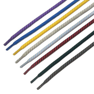 <span class=keywords><strong>Lacci</strong></span> per Scarpe Sportivi a Quattro Colori <span class=keywords><strong>con</strong></span> Strisce, in Corda Intrecciata, per Sneaker - Product Image 2