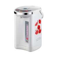 Bouilloire Électrique 750W en Acier Inoxydable 2,5-5,5L avec 2 Modes de Distribution, Protection Anti-Ébullition à Sec, Chauffage Instantané pour Usage Domestique et Hôtelier