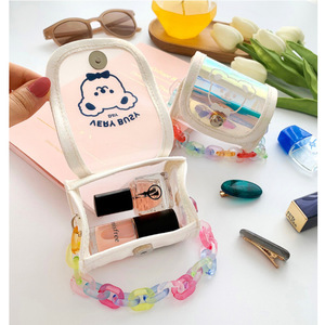 Chain-handled beauty blender <b>storage</b> bag, breathable mesh beauty blender <b>box</b>, lipstick bag, dustproof <b>small</b> pouch with <b>lid</b>. - Product Image 4