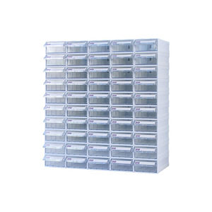 Ngăn kéo tổ chức Stackable ngăn kéo ngăn kéo lưu trữ hộp nhựa các mặt hàng caja de almacenamiento de plstico bộ phận nhỏ tổ chức - Product Image 1