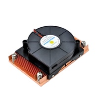 Ventilador enfriador de CPU de refrigeración líquida Axial WellSunFan, nuevo enchufe 775 1155 1156 2011 para carcasa de ordenador, Conector de 4 pines, disipador de calor negro
