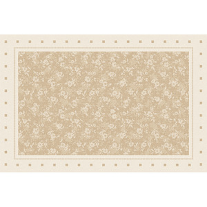 EIFFEL HOME Tapis de salon 200x300cm Crème Minimaliste Imperméable Tapis de sol pour canapé Polyester - Product Image 2