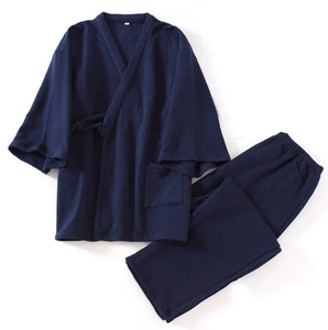 Ensembles de <span class=keywords><strong>pyjama</strong></span> kimono en flanelle de coton extensible et respirante pour hommes en hiver personnalisé vêtements de nuit <span class=keywords><strong>japonais</strong></span> vêtements de salon vêtements de nuit thermiques pour hommes - Product Image 3