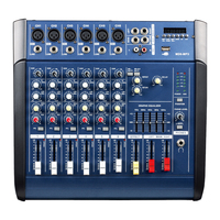 Vente directe d'usine OEM professionnel DJ système de son numérique musique Audio vidéo puissance maximale Console de mixage