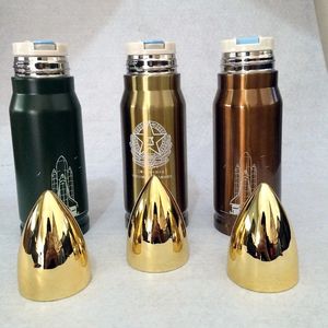 17oz <span class=keywords><strong>Bullet</strong></span> Tumbler doppelwandige und vakuum isolierte Wasser flasche Großhandel maßge schneiderte 500ml kugelförmige Flasche - Product Image 3