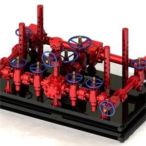 Гидравлический коллектор API 16C для регулирования расхода 5000-10000 фунтов на кв. дюйм, 2 1/16"-4 1/16", новый, кованый, для контроля и бурения скважин - Product Image 2