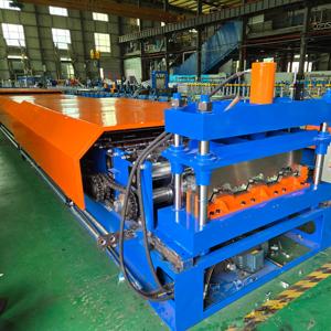 Huaying เครื่องขึ้นรูปกระเบื้องหลังคาเหล็กอัตโนมัติพร้อมระบบ PLC ที่เชื่อถือได้และการตัดไฮดรอลิกความแม่นยำสูง - Product Image 5