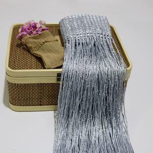 Decoración de techo de boda Cortina de hilo brillante Decoración y suministros de boda - Product Image 4