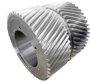 Customized Herringbone Cylindrical Gear Double Helical Planetary Mill Pinion Powder Metal Sintered Parts Spur Shape Core Motor