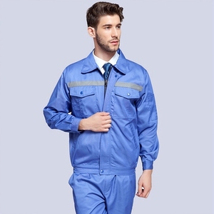 Conjuntos de ropa de trabajo de ingeniería laboral de fábrica para hombres Chaqueta y pantalones de trabajo de manga larga - Product Image 2