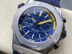 High Quality 42MM Mechanical Watch ETA 3124 Movement Luminous Display 26703 Multi-Function Chrono Steel Factory Direct - Product Image 3