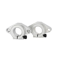 Support d'axe à bride en losange SHF12 de haute précision, support de rail linéaire en aluminium de 12 mm pour routeur CNC, imprimante 3D, automatisation
