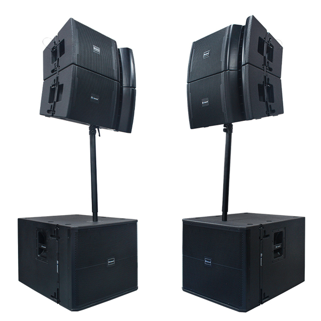 Pro Audio Professional Sound System Mic Amp Powered Speakers Audio System Sound Professional Stage
