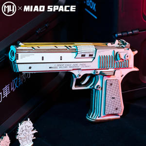 ערכת הרכבה עצמית של אקדח דזרט איגל תלת מימדי מעץ איכותי לילדים, פריט אספנות אופנתי - Product Image 2