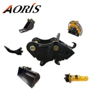 Mini-excavatrice hydraulique avec compresseur de plaques et moteur Permco