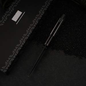 Cuchillo de Bolsillo de Grado Industrial BM535BK-2501 con Hoja de Acero Inoxidable, Mango de Aluminio y Perilla de Pulgar, Personalizable OEM - Product Image 3