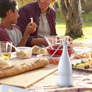 Hộ gia đình Repellent Fan flycatcher USB sạc muỗi ruồi lỗi Repeller nhà ngoài trời thực phẩm bảo vệ bảng <span class=keywords><strong>Fly</strong></span> Spinner Fan - Product Image 6