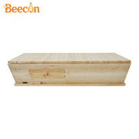 Matériel d'apiculture : Ruche à barres supérieures en bois de pin, 20 cadres pour la récolte du miel, état neuf avec garantie d'un an