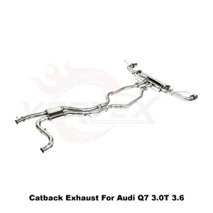 Vortex Sport Sound Electronic Valve Stainless Steel <b>Exhaust</b> Fits Audi Q7 3.0T 3.6 2005-2015 Racing Upgrade - Product Image 3