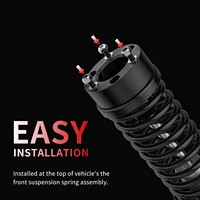 Kit de suspension 4x4, kit de nivellement pour F150 2004-2023, 2 pouces à l'avant et 2 pouces à l'arrière pour 2WD et 4WD
