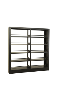 Librero Moderno de Acero con Estantes Ajustables para Oficina en Casa, Mueble de Sala de Estar, Diseño Minimalista, Estante Metálico Independiente - Product Image 3