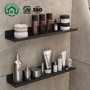 ชั้นวางของเข้ามุมห้องน้ำแบบติดผนัง Pano.V รุ่น Modern Iron - Product Image 2