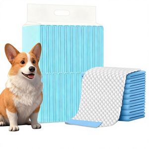 Tapis absorbants pour animaux de compagnie, épais, désodorisants, jetables, imperméables à l'urine, en fibres de pâte de bois SAPPE non tissées pour chiens, chats, lapins - Product Image 1