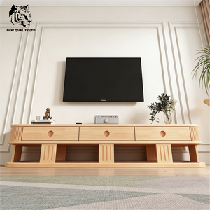 china factory <b>low</b> cost customize in stock natural style Eco-Friendly <b>TV</b> Sideboard for Living Room Bedroom Newest Wood <b>TV</b> Cabinet - Product Image 2