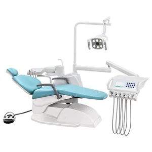 Sedia odontoiatrica dell'attrezzatura della clinica orale di opzione completa dello strumento dentale economico di vendita caldo