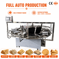 Machine à cornets de crème glacée électrique, gaufrier automatique, machine à faire des rouleaux d'œufs