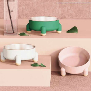 Wholesale <strong>Bowl</strong> Feeders <strong>Rounded</strong> Cat <strong>Dog</strong> <strong>Bowl</strong> Stainless Steel Pet Sublimation Cat Plastic Water Food <strong>Bowl</strong> - Product Image 2