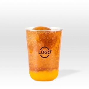 Vasos de Plástico PET 89 en Forma de U Personalizados de 12oz-24oz con Tapa Transparente para Bebidas Frías, Café, Té, Vodka y Agua Mineral, Logotipo Personalizado - Product Image 4