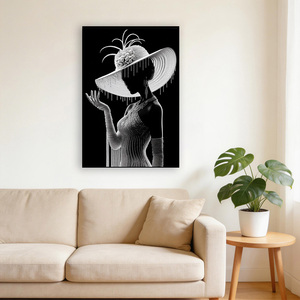 Cuadro Abstracto <span class=keywords><strong>de</strong></span> Alta Gama con Mano Roja Cubriendo los Ojos, Arte Mural Moderno y Estético en Lienzo <span class=keywords><strong>para</strong></span> Decoración <span class=keywords><strong>de</strong></span> Hoteles y Villas - Product Image 6