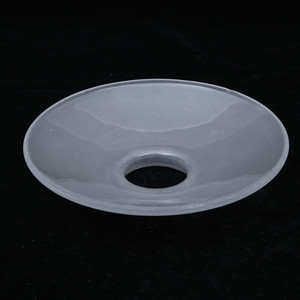 Pantalla de vidrio esmerilado con forma de cono moderno Pantalla de vidrio soplado con boca de uso doméstico chino japonés antiguo - Product Image 2