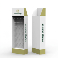 Étagère de présentation pliable personnalisable pour fournitures scolaires, en carton ondulé, support pour crayons, support mural