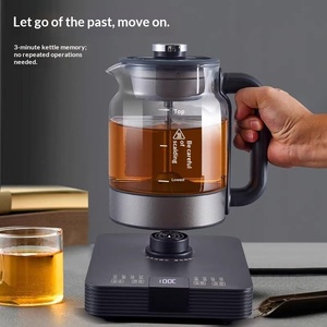 Tetera de Titanio Puro con Aislamiento de Vidrio, Tipo Pulverizador, Doméstica, Totalmente Automática, con Suministro de Agua, para Preparar Té Saludable, 1 Año de Garantía, Titanio Puro - Product Image 4