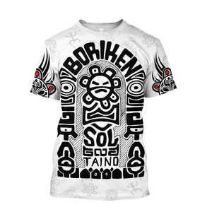 Mới Đến Puerto Rico Cờ Đen T Áo Sơ Mi Cho Nam Giới Puerto Rico Coqui In Biểu Tượng Tùy Chỉnh Áo Sơ Mi Trong Số Lượng Lớn Ngắn Tay Áo T-Shirt - Product Image 3