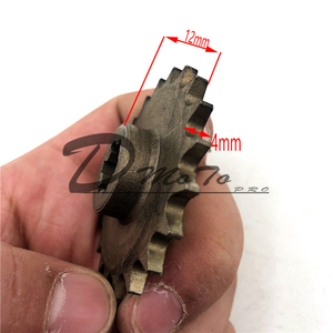 Piñón de Caja de Cambios Delantera T8F 11 14 17 20T 20 Dientes para Minimoto de 47cc 49cc, Mini Motocicleta Todoterreno, Scooter - Product Image 3
