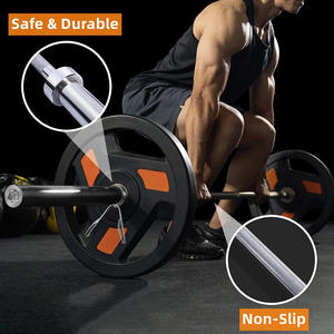 מוט הרמת משקולות נייד מפלדה לבית או לחדר כושר - Product Image 2