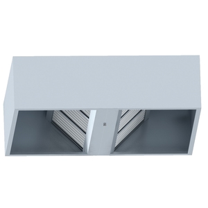 Hotte centrale de ventilateur à distance EURAST 3 + 3 pales avec filtres 1500x1500x500mm Hottes de cuisinière Modèle 31061CDR - Product Image 1